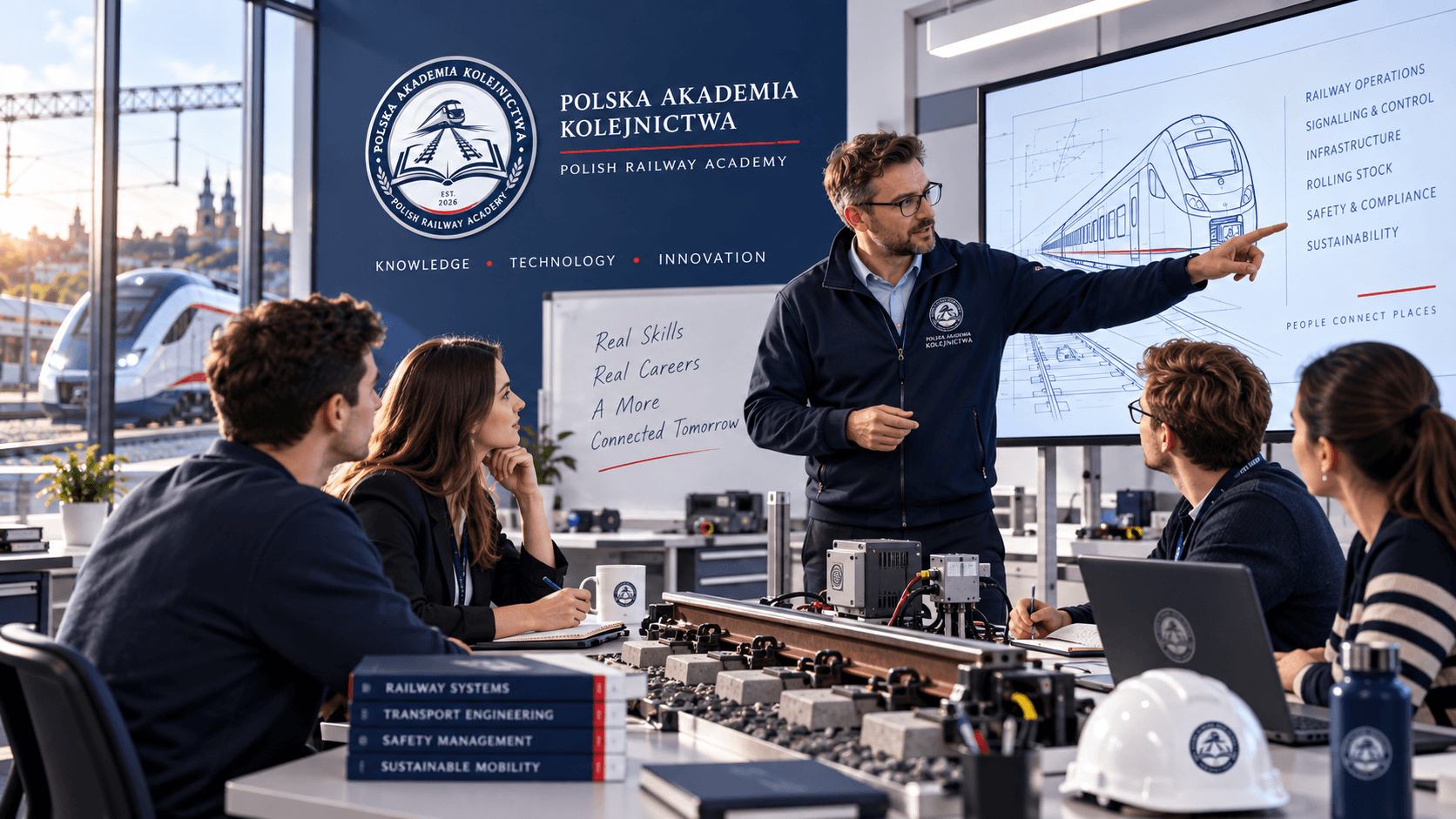 Railway practical learning environment