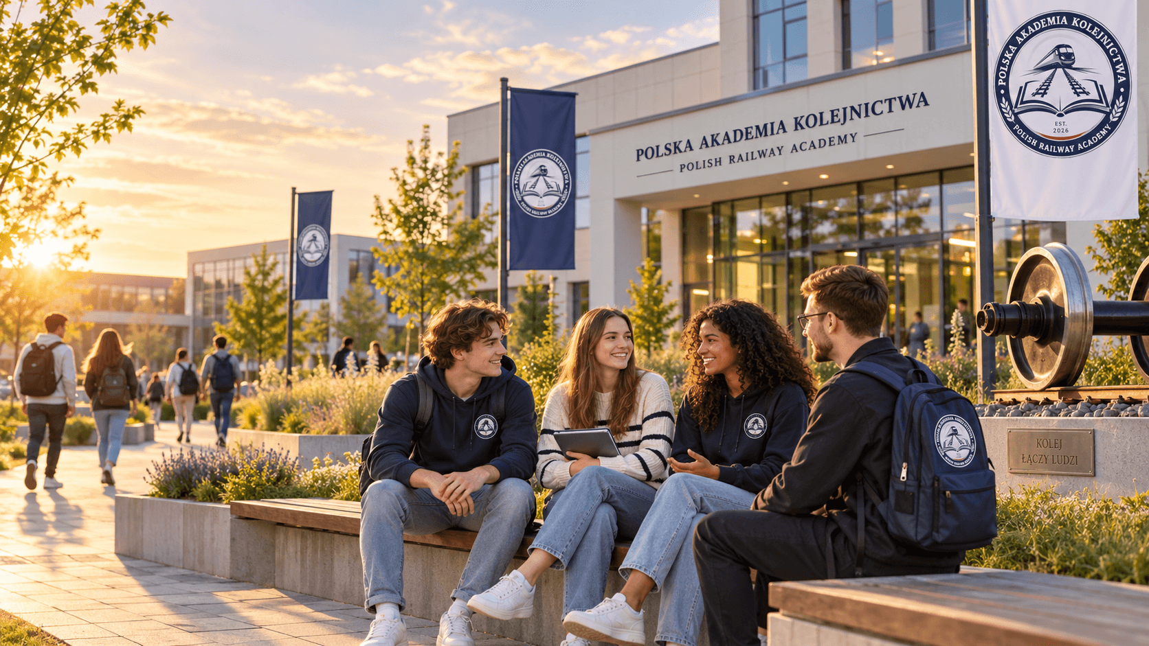 Polish Railway Academy campus environment